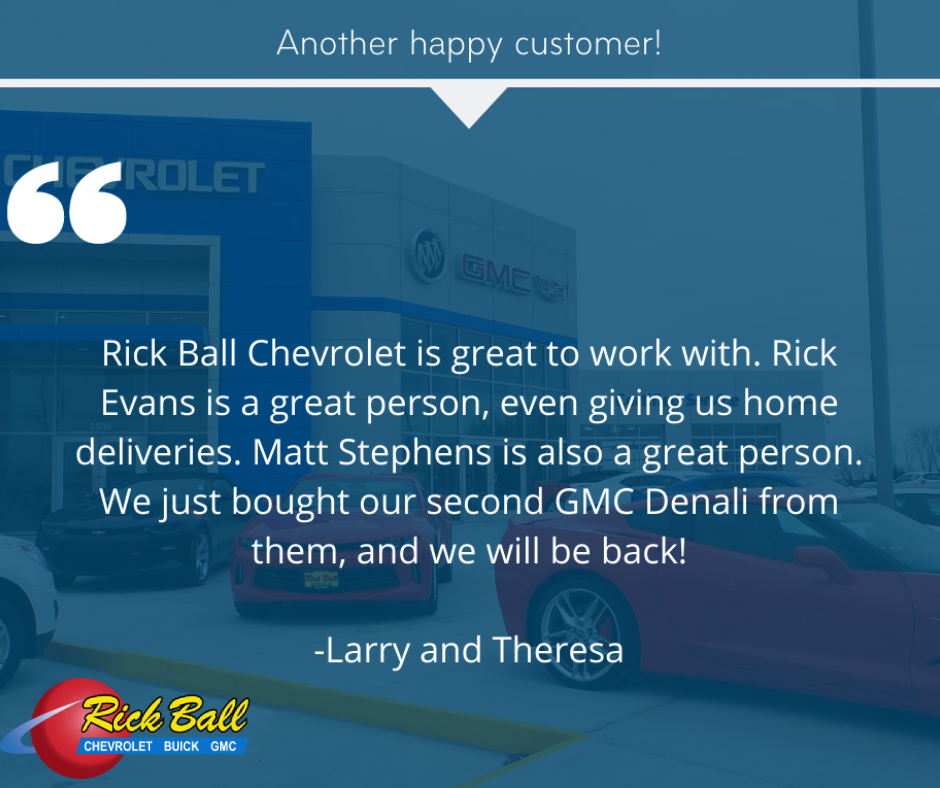 Happy Customer Review 1 | Rick Ball GMC in Boonville MO