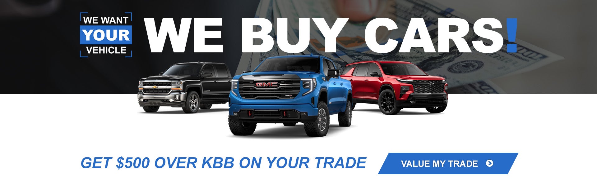 We Buy Cars - Value My Trade